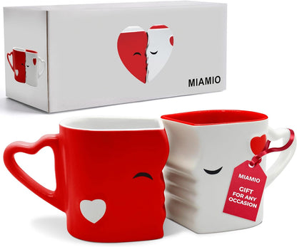 - Coffee Mug Set of 2 (10 Oz), Ceramic (Red)