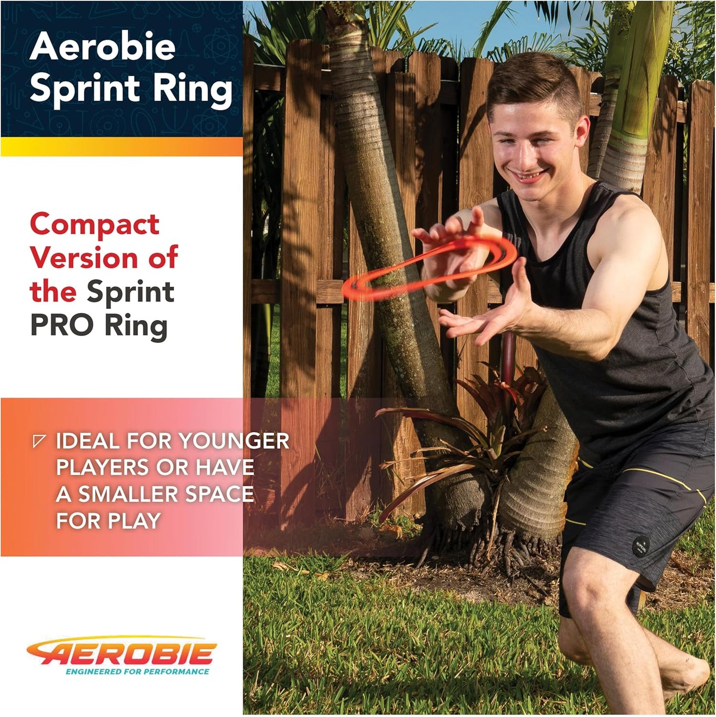 Sprint Ring High Speed Outdoor Flying Ring Disc for Ages 5+