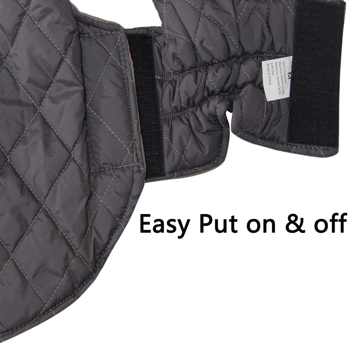 Reversible Dog Coat for Small Dogs with 2 Leash Openings