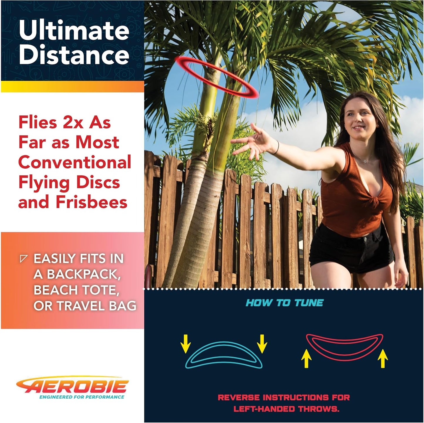 Sprint Ring High Speed Outdoor Flying Ring Disc for Ages 5+